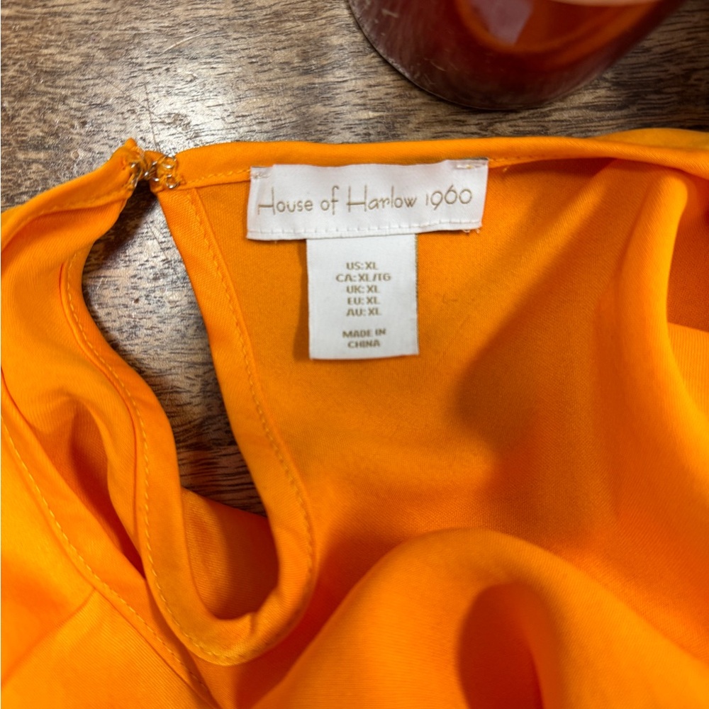 House of Harlow 1960 Vibrant Orange Maxi Dress - Picture 6 of 6